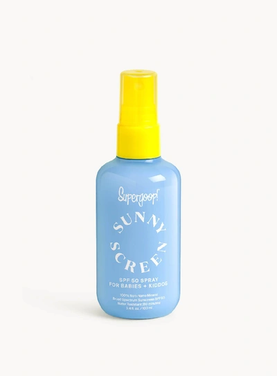 Supergoop ! Sunnyscreen&trade; 100% Mineral Spray Spf 50 Baby Sunscreen 3.4 oz/ 100 ml