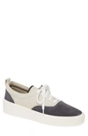 Fear Of God Men's 101 Colorblock Suede Low-top Sneakers In Charcoal/ Bone