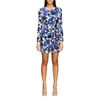 BOUTIQUE MOSCHINO DRESS IN FLORAL PATTERNED CR&ECIRC;PE,11191388