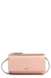 TUMI LEATHER CROSSBODY WALLET,130468-4482