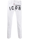 DSQUARED2 ICON LOGO TAPERED JEANS