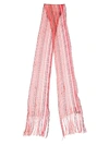 Dsquared2 Zig-zag Knit Scarf In Orange