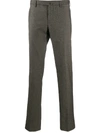 Incotex Slim Fit Tailored Trousers In 棕色