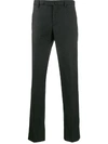 Incotex Woven Slim Fit Trousers In 绿色