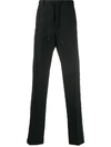 DIESEL WOOL-BLEND PANTS WITH SNAP SIDES