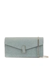 Valextra Iside Clutch Bag In Blue