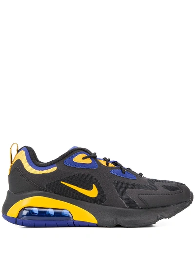 Nike Air Max 200 Trainers In 黑色