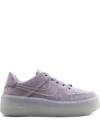 Nike Air Force 1 Low-top Trainers In Purple