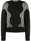 GIVENCHY LACE INSERT JUMPER