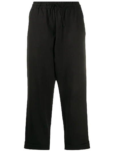 Y-3 Drawstring Trousers In Black