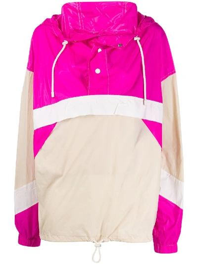 Isabel Marant Oversized Pullover Jacket In Pink