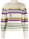 ISABEL MARANT ÉTOILE KNITTED STRIPED JUMPER