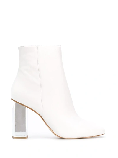 Michael Michael Kors Petra Ankle Boots In White