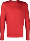 Drumohr Knitted Jumper In Red