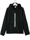 GIVENCHY TEEN LOGO-PRINT HOODED JACKET