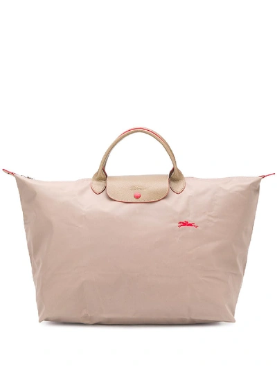 Longchamp Grosser 'le Pliage' Shopper In 大地色