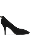 Ferragamo Gancino Pumps In Black