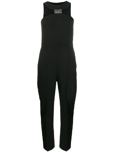 Givenchy Rhinestone-embellished Sleeveless Jumpsuit In Black
