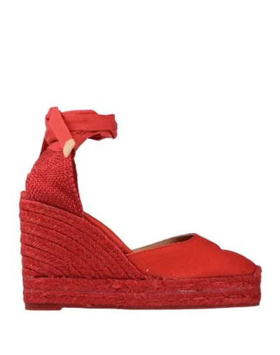 Castaã±er Espadrilles In Red