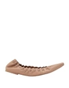 SEE BY CHLOÉ SEE BY CHLOÉ WOMAN BALLET FLATS BLUSH SIZE 7.5 GOAT SKIN,11814005NM 10