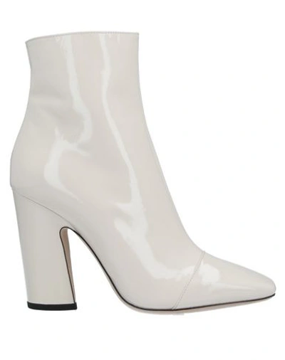 Jimmy Choo Ankle Boots In Ivory