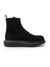 ALEXANDER MCQUEEN ALEXANDER MCQUEEN HIGH TOP LACE UP BOOTS