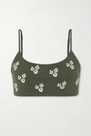 ANEMONE Embroidered bikini top