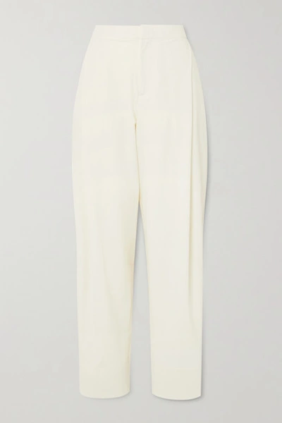 Georgia Alice Pierre Crepe Tapered Pants In White