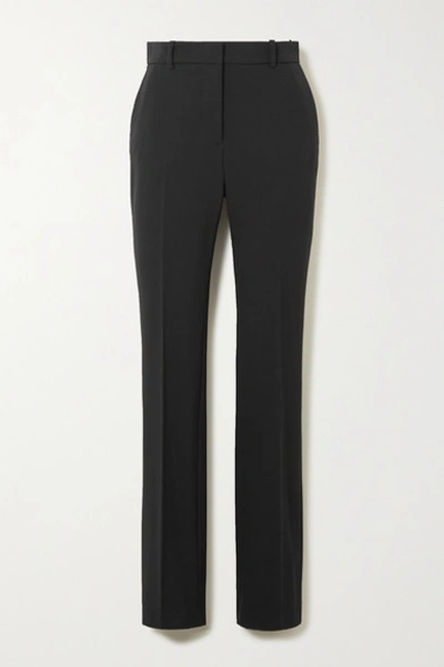 Joseph Cole Wool-blend Twill Tapered Pants In Black