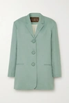 ALBUS LUMEN MANUS OVERSIZED LINEN BLAZER