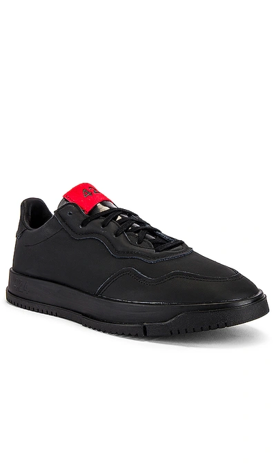 Adidas X 424 Sc Premier 运动鞋 – 黑色、黑色、红色 In Black & Black & Scarlet