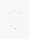 Gigi Clozeau 18kt Yellow Gold And Green Beaded Necklace In 35 Green