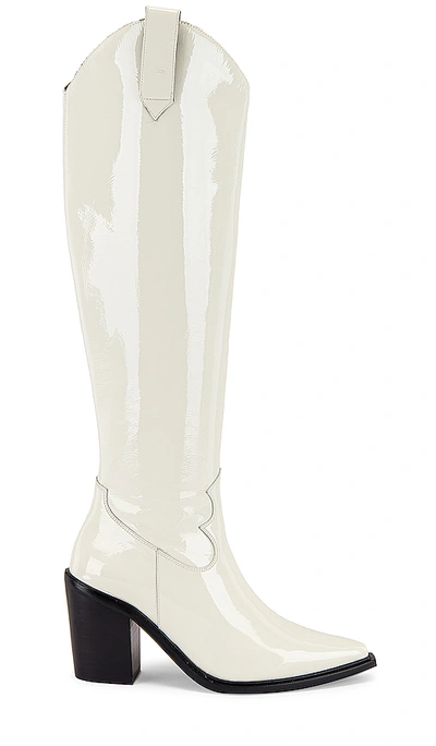 Jeffrey Campbell Rumoured Boot In White Patent