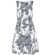 OSCAR DE LA RENTA FLORAL FIL-COUPÉ DRESS,P00424264