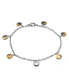 ACANTHUS OXIDISED SILVER LUNAR PHASE MOONSTONE BRACELET,5059419036327