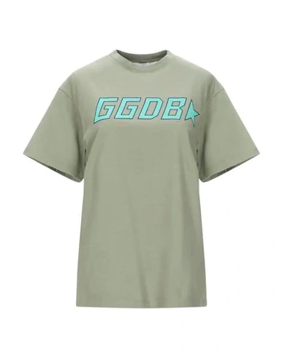 Golden Goose T-shirt In Military Green