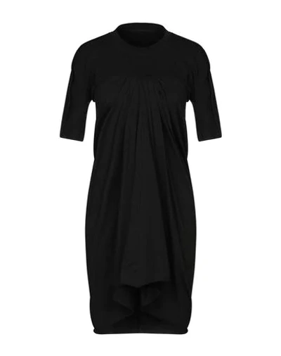 Rick Owens Drkshdw Short Dress In Black