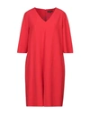 ANTONELLI ANTONELLI WOMAN MINI DRESS RED SIZE 2 POLYESTER, ELASTANE,15016030LM 4