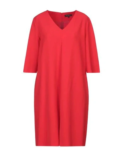 ANTONELLI ANTONELLI WOMAN MINI DRESS RED SIZE 2 POLYESTER, ELASTANE,15016030LM 4