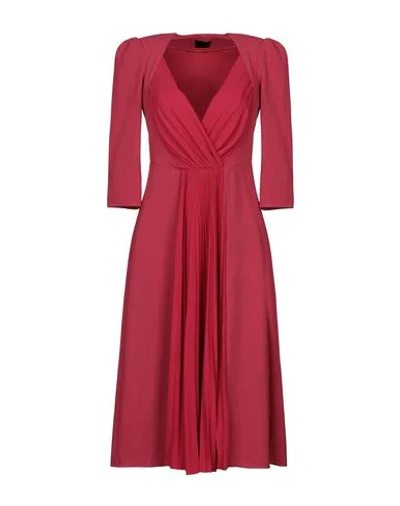 Elisabetta Franchi Knee-length Dress In Red