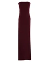 Wolford Long Dress In Maroon