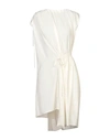 Mauro Grifoni Short Dress In Ivory