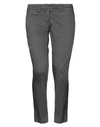 Dondup Cropped Pants & Culottes In Steel Grey