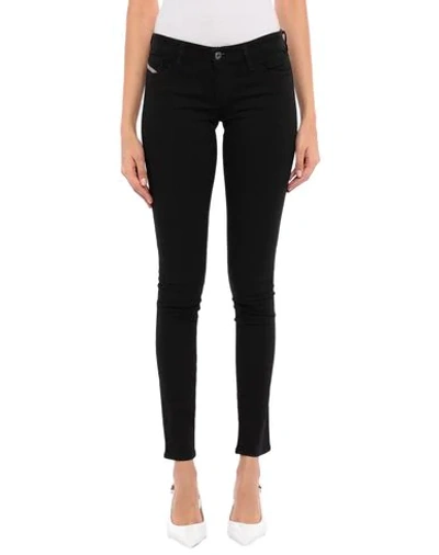 Diesel Denim Pants In Black