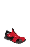 Nike Kids' Sunray Protect 2 Sandal In University Red/ White-black
