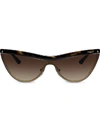 VOGUE EYEWEAR SKY HIGH CAT-EYE FRAME SUNGLASSES