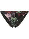 DUSKII FLEUR BANDED BIKINI BOTTOMS