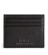 POLO RALPH LAUREN LEATHER LOGO CARD HOLDER,15048619