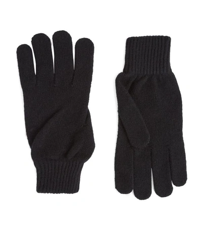 Paul Smith Cashmere-blend Gloves In Black