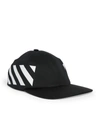 OFF-WHITE DIAGONAL PRINT BASEBALL HAT,15126460